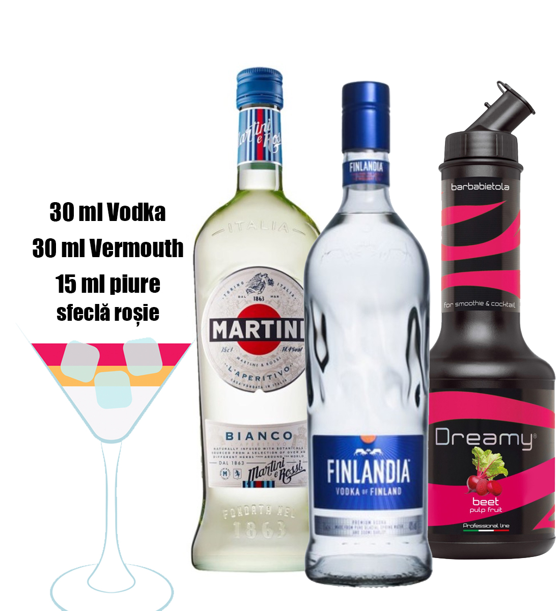 Party Box Mix Beetroot Vodka Martini